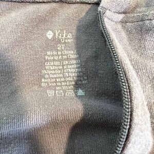 Kyte baby gray/charcoal hoodie